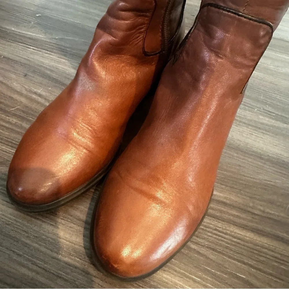 Regarde Le Ciel Brown Leather Tall Riding Boots Women’s EU 37 US 6.5 - Picture 11 of 15